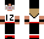 girl football player