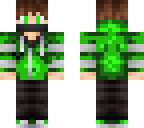 green hoodie