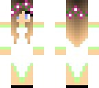 green prom girl