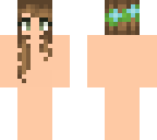 hair base with flowercrown