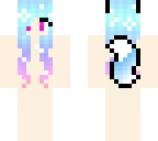 pastel wolf girl base