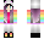 rainbow panda girl