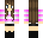 striped girl
