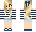 striped girl