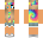 tie-dye girl