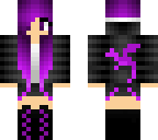 violet dragon girl