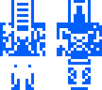 white dotted man