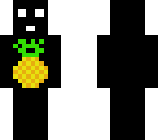all black and pineapple