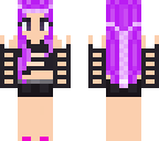 beach me but with purple hair
