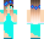 blue dress