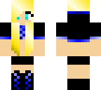 blue girl