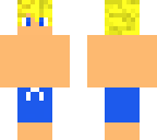 chase in swimming trunks