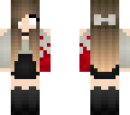 cute bloody hand girl
