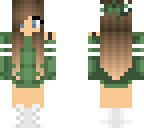 cute green girl