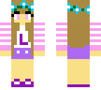 girl blue pink