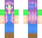 girl with overalls