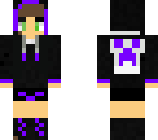 guy creeper hoodie purple