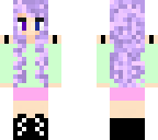 pastel colored girl