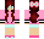 pink blue and red outfit