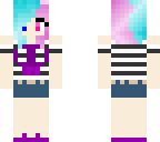 pink blue girl