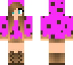 pink mint chip girl