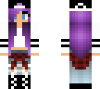 purple hair tomboy