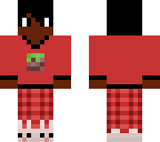 red cool pajama boy