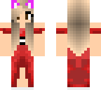 red prom dress edit