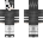 Half Skull Face Minecraft Skins