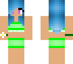 summer girl in swinsuit