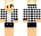 black and white plaid
