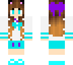 blue school girl