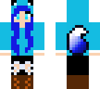 blue wolf girl