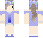 chibi purple ponytail