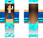 cool blue girl