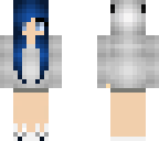edited blue panda hoodie girl