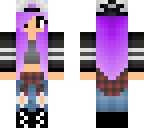 flannel pastel girl