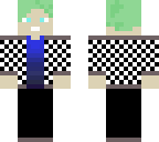 green hair man