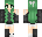 green haired cutie