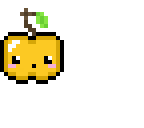 kawaii golden apple