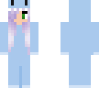 lavender hair with a dino onesie