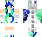 light green and blue dragon
