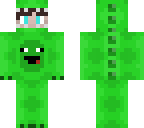 neon green dino boy