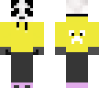 panda in a yellow jacket