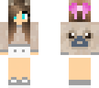 pug girl edit