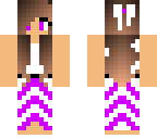 purple beach girl