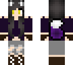 purple wolf girl