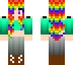 rainbow girl
