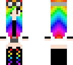 rainbow scientist girl