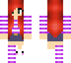 red and purple gurl